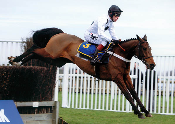  - Dancing Bay and Mick Fitzgerald at Fakenham - 16 February 2007