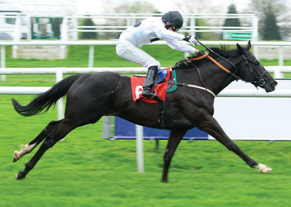  - Dandino and Paul Mulrennan winning at Doncaster - 30 April 2010