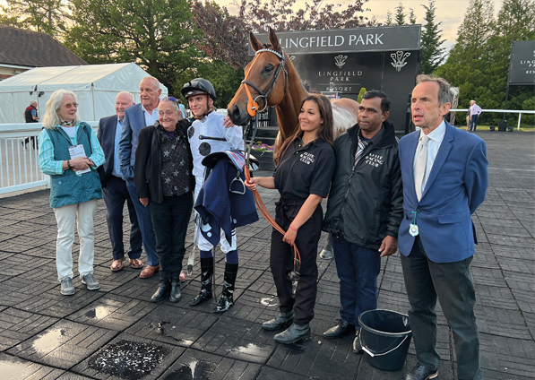  - Glenister with members and Thore Hammer Hansen at Lingfield - 6 June 2023