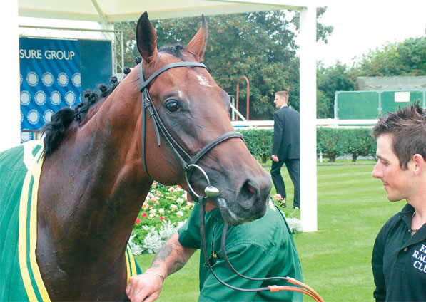  - Harlech Castle after his win at Newbuery - 24 August 2007