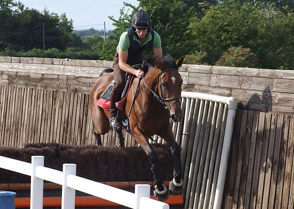  - Lumpys Gold schooling at Paul Nicholls' Stables - September 2013