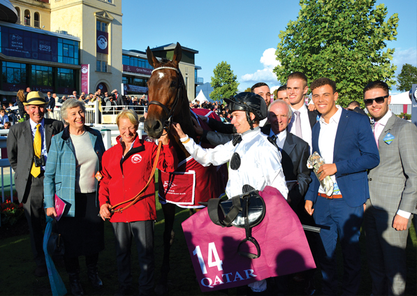  - Marsha, Luke Morris and Members after winning the Group 1 Prix de l'Abbaye - 2 October 2016