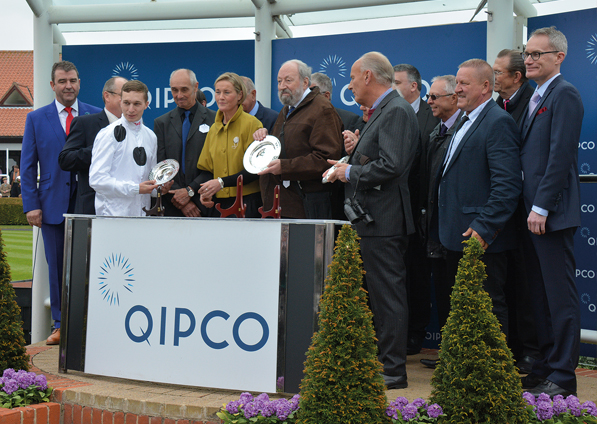  - Luke Morris, Sir Mark Prescott and Members at Newmarket - 6 May 2017