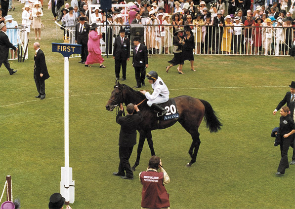  - New Seeker and Jamie Spencer in the winners' enclosure at Ascot - 19 June 2003