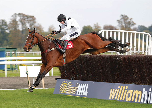 Yabadabadoo winning under Aidan Coleman at Kempton