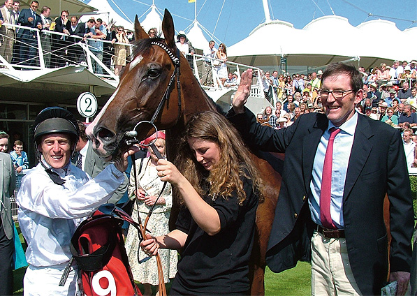  - Soviet Song after winning the Group 1 Sussex Stakes at Goodwood - 28 July 2004