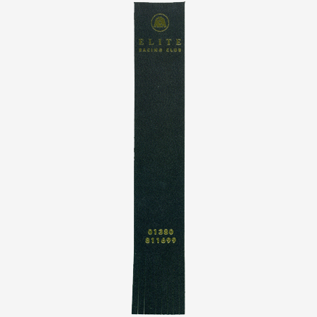 Elite Racing Club Leather Bookmark